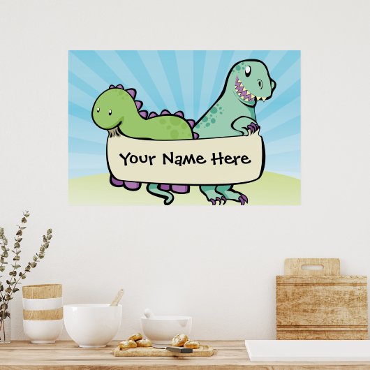 Poster Aangepast deino (Keuken)