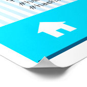 Poster Aangepast Lijst installeren voor Baby Show (Hoek)