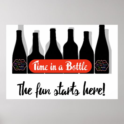 Poster Aangepaste gebeurtenis (Voorkant)