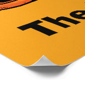 Poster aangepaste tekst voor Halloween Pumpkins Pu (Hoek)