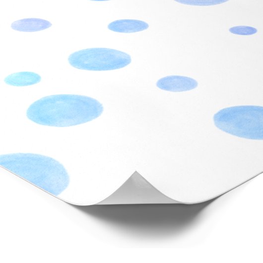 Poster Aangepaste Waterverf dragon (Hoek)