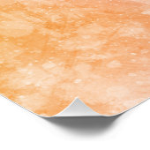 Poster Aangepaste Waterverf spons (Hoek)