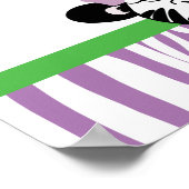 Poster Aangepaste zedenbanner voor dieren (Hoek)