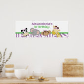 Poster Aangepaste zedenbanner voor dieren (Keuken)