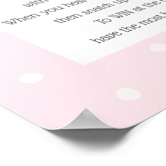 Poster aardbeiboomgaard Baby shower (Hoek)