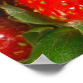 Poster aardbeien (Hoek)