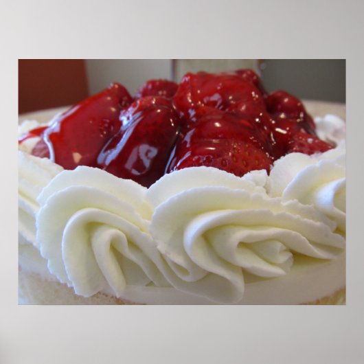 Poster—Aardbeike Cake Poster (Voorkant)