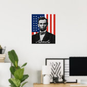 Poster Abraham Lincoln (Thuiskantoor)