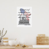 Poster Abraham Lincoln (Keuken)