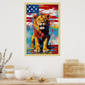 Poster ABS_2505 Lion (Keuken)