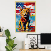 Poster ABS_2505 Lion (Thuiskantoor)
