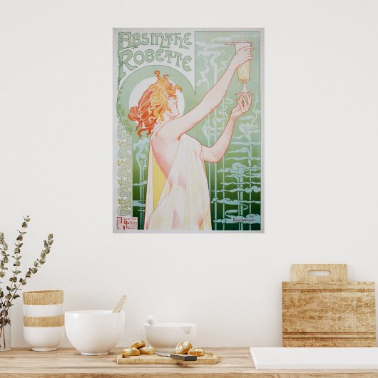 Poster Absinthe Robette (Keuken)