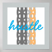 poster abstract grafisch kunstontwerp met tekst (Voorkant)