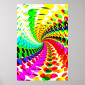 Poster: Abstract / Psychedelic Spiral Poster (Voorkant)