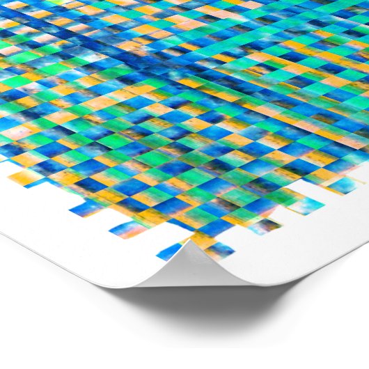 poster abstract square (Hoek)
