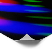 Poster Abstract Trippy Psychedelische Kleurrijke A (Hoek)