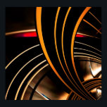 Poster Abstracte Art Gold Space 2<br><div class="desc">Poster Abstracte Art Gold Space 2</div>