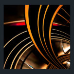 Poster Abstracte Art Gold Space 2<br><div class="desc">Poster Abstracte Art Gold Space 2</div>