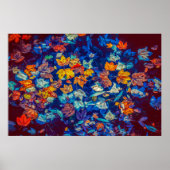 poster abstracte bladeren (Voorkant)