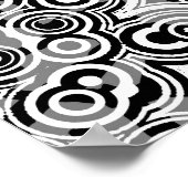 poster abstracte cirkels (Hoek)