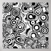 poster abstracte cirkels (Voorkant)