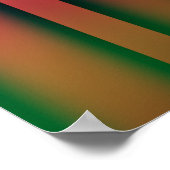 Poster Abstracte driehoekige cirkels (Hoek)