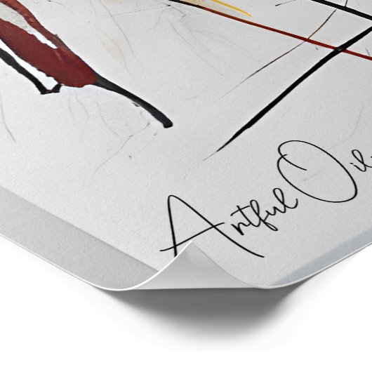 Poster | Abstracte kunst | AI-inhoud (Hoek)