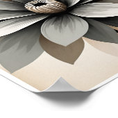 Poster Abstracte Kunst Bloemenkamer Decor Wall Art (Hoek)