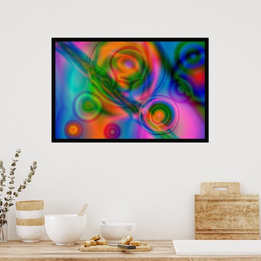 Poster_Abstracte kunst Poster (Keuken)