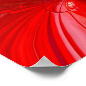 Poster Abstracte Kunst Rode Fase 3 (Hoek)