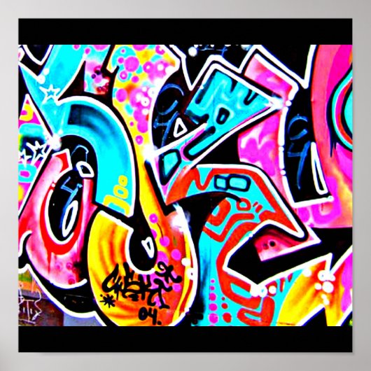 Poster-Abstracte/Misc-Graffiti Galerie 7 Poster (Voorkant)
