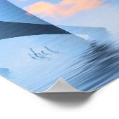 Poster abstracte Natuur (Hoek)