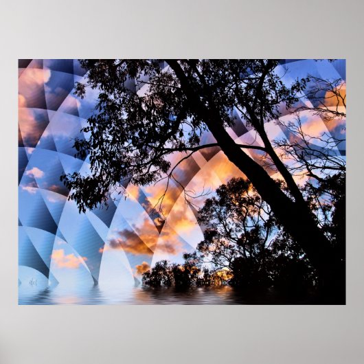 Poster abstracte Natuur (Voorkant)