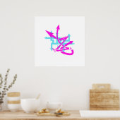 Poster abstracte pijlen (Keuken)