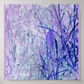 poster abstracte planten (Voorkant)