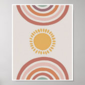 Poster Abstracte Rainbow Kinder Prints Wanddecor (Voorkant)