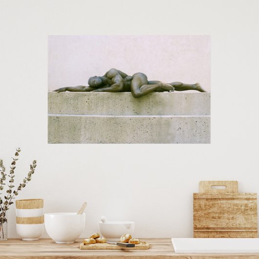 Poster, ADONIS SLEEPS - horizontale afdrukversie Poster (Keuken)