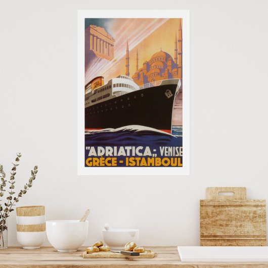  Poster Adriatica Lines (Keuken)
