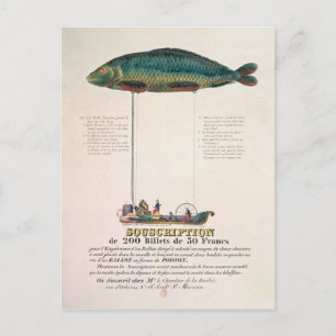 Poster adverteren abonnement briefkaart