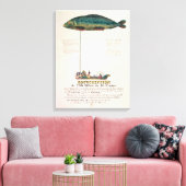 Poster adverteren abonnement canvas afdruk (Insitu (Woonkamer))