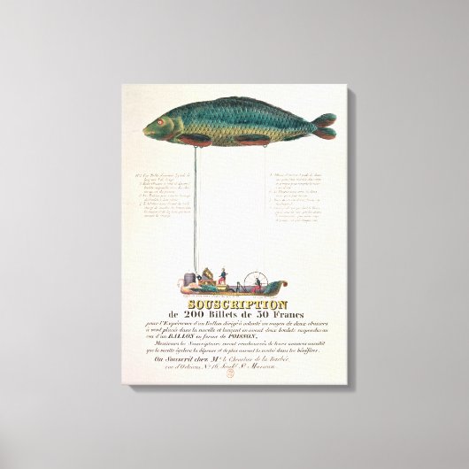 Poster adverteren abonnement canvas afdruk (Voorkant)