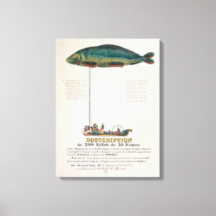 Poster adverteren abonnement canvas afdruk