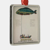 Poster adverteren abonnement metalen ornament (Rechts)