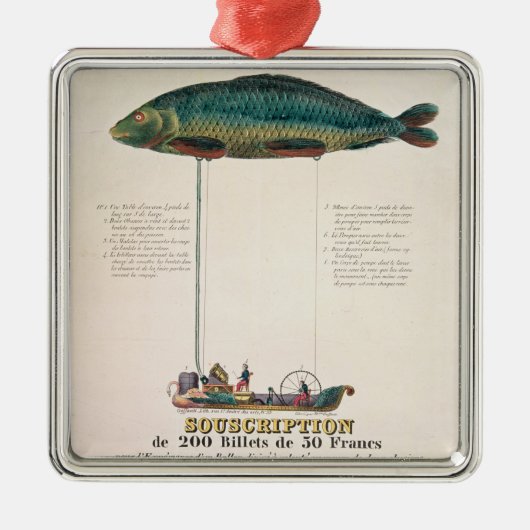 Poster adverteren abonnement metalen ornament (Voorkant)