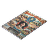 Poster adverteren Annie Oakley met Buffa Notitieboek (Linkerzijde)