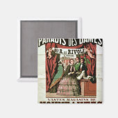 Poster adverteren "Au Paradis des Dames" Magneet (Voorkant / Achterkant)