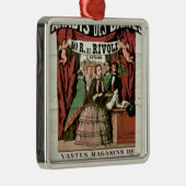 Poster adverteren "Au Paradis des Dames" Metalen Ornament (Rechts)