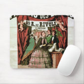 Poster adverteren "Au Paradis des Dames" Muismat (Met muis)