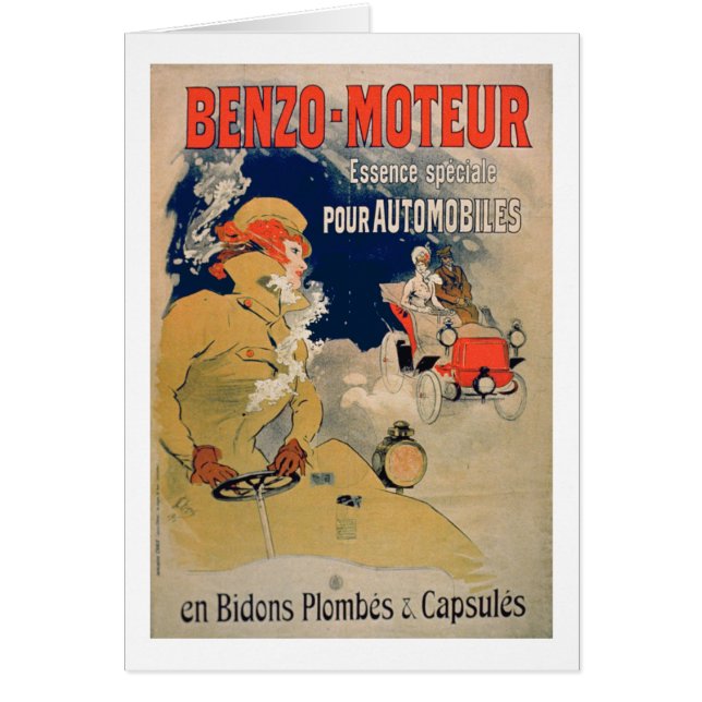 Poster adverteren "Benzo-Moteur"-motorolie (Voorkant)