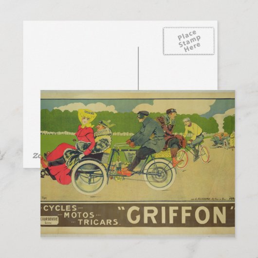 Poster adverteren briefkaart (Voorkant / Achterkant)